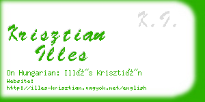 krisztian illes business card